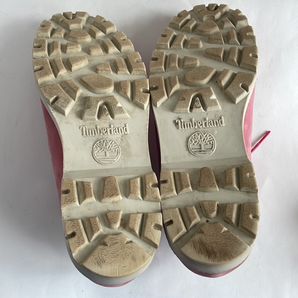Y2K TIMBERLAND boots Womans 7.5 pink Nellie Ankle - Picture 12 of 13
